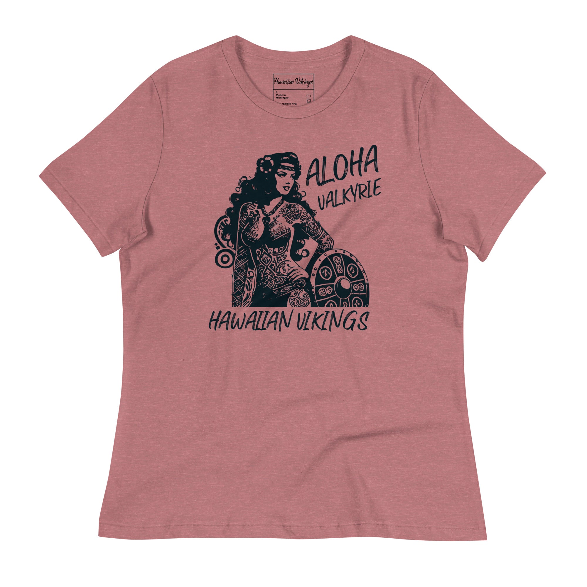 Sexy Shield Maiden Women's Relaxed T-Shirt - Hawaiian Vikings