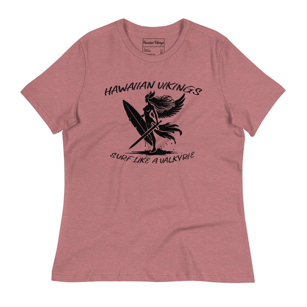 Surf Like a Valkyrie Women&#39;s Relaxed T-Shirt - Hawaiian Vikings