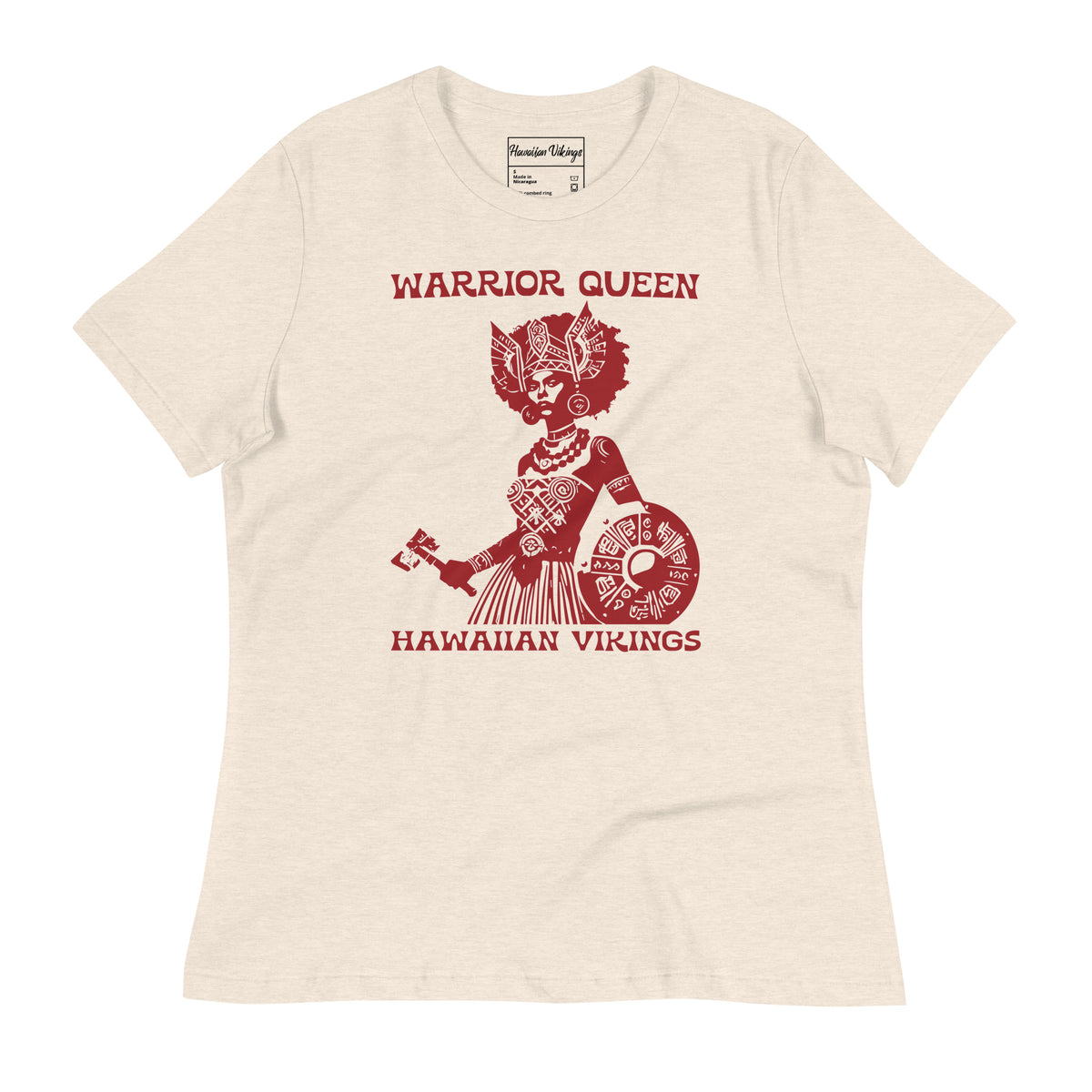 Warrior Queen Women&#39;s Relaxed T-Shirt - Hawaiian Vikings