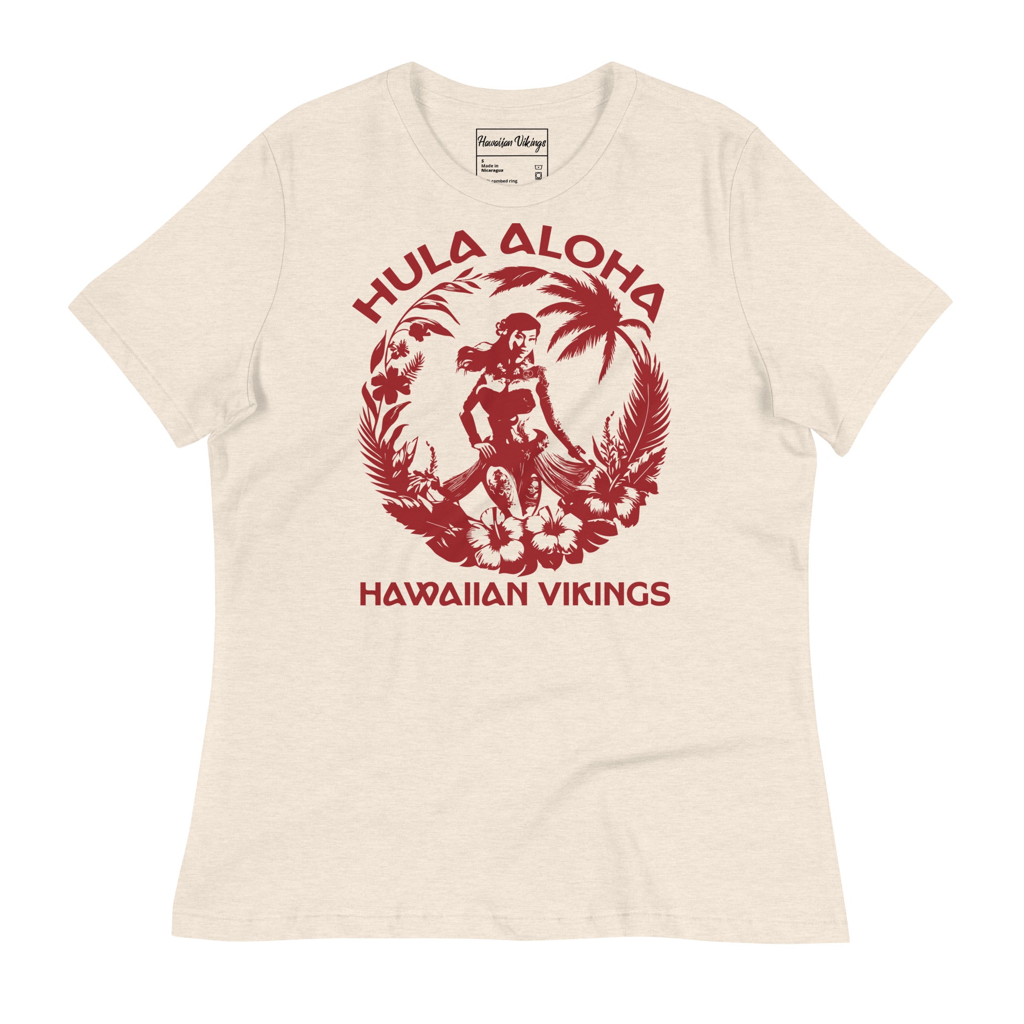 Hula Aloha Women's Relaxed T-Shirt - Hawaiian Vikings