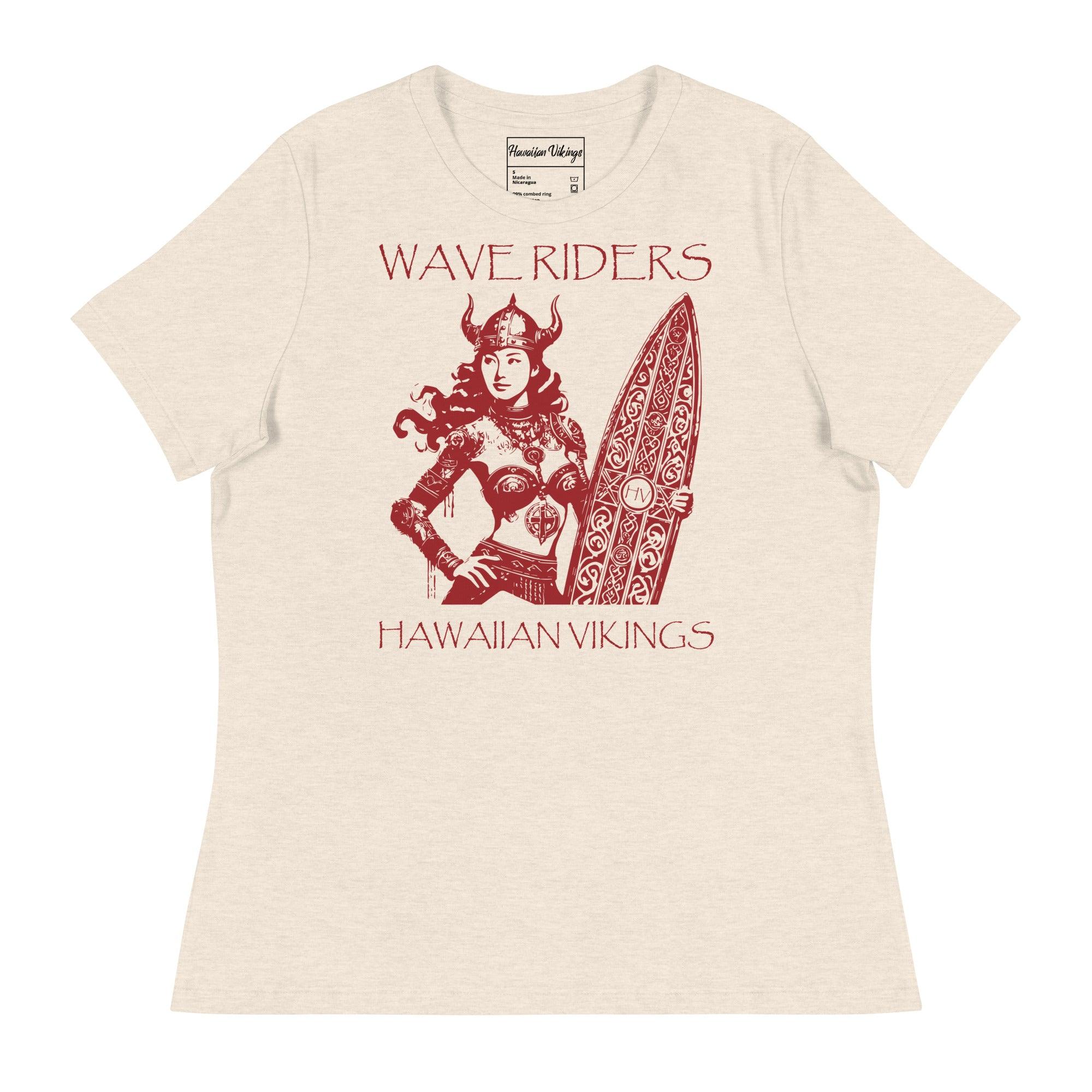 Wave Warrior Women's Relaxed T-Shirt - Hawaiian Vikings