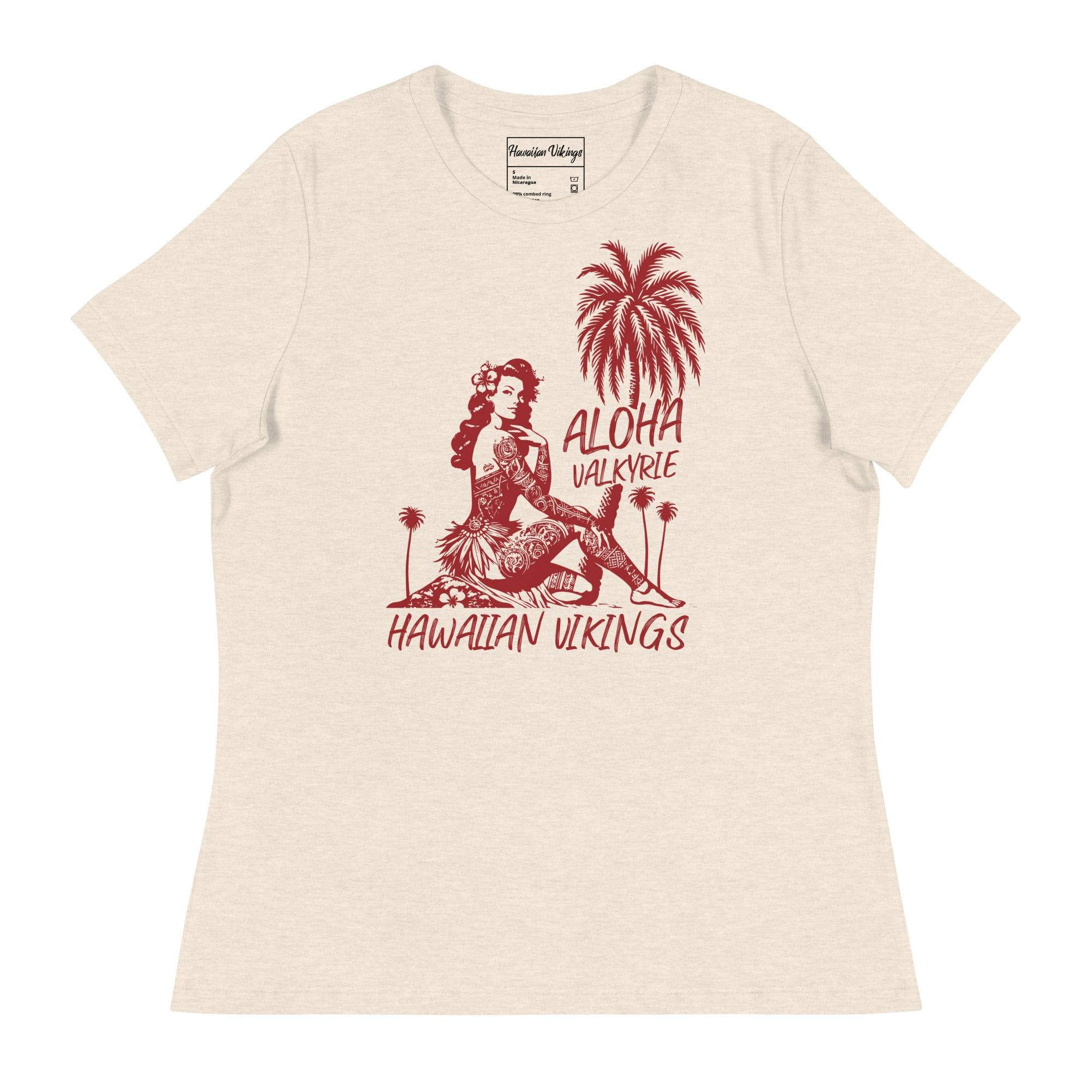 Island Valkyrie Women's Relaxed T-Shirt - Hawaiian Vikings