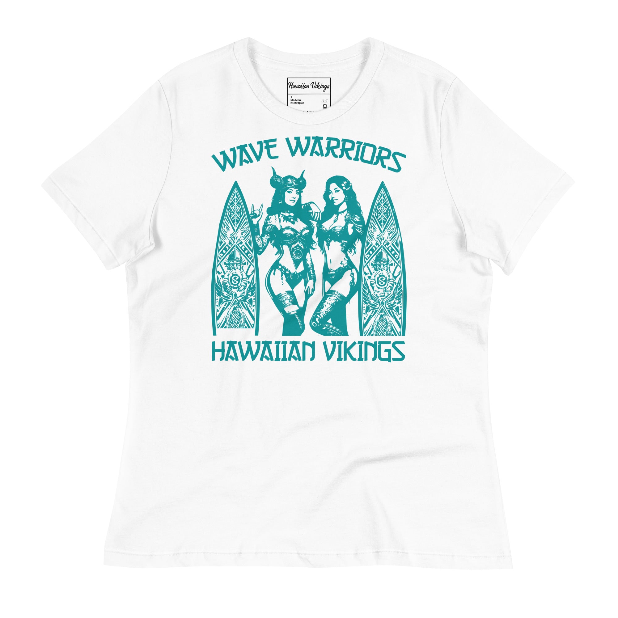 Wave Warriors Women's Relaxed T-Shirt - Hawaiian Vikings