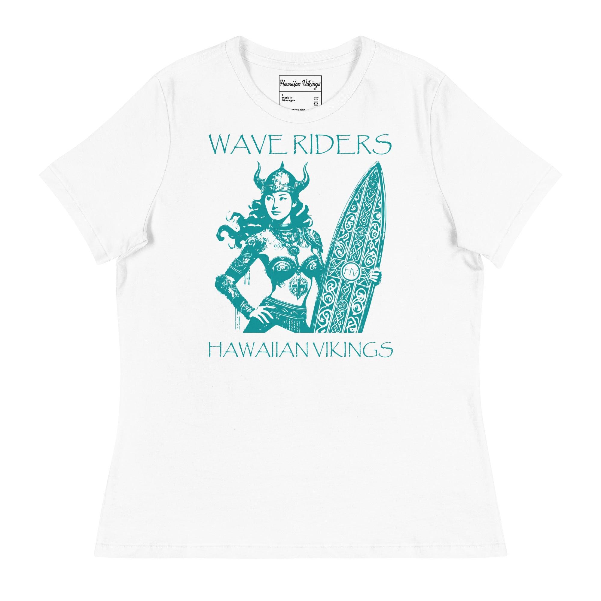 Wave Warrior Women's Relaxed T-Shirt - Hawaiian Vikings