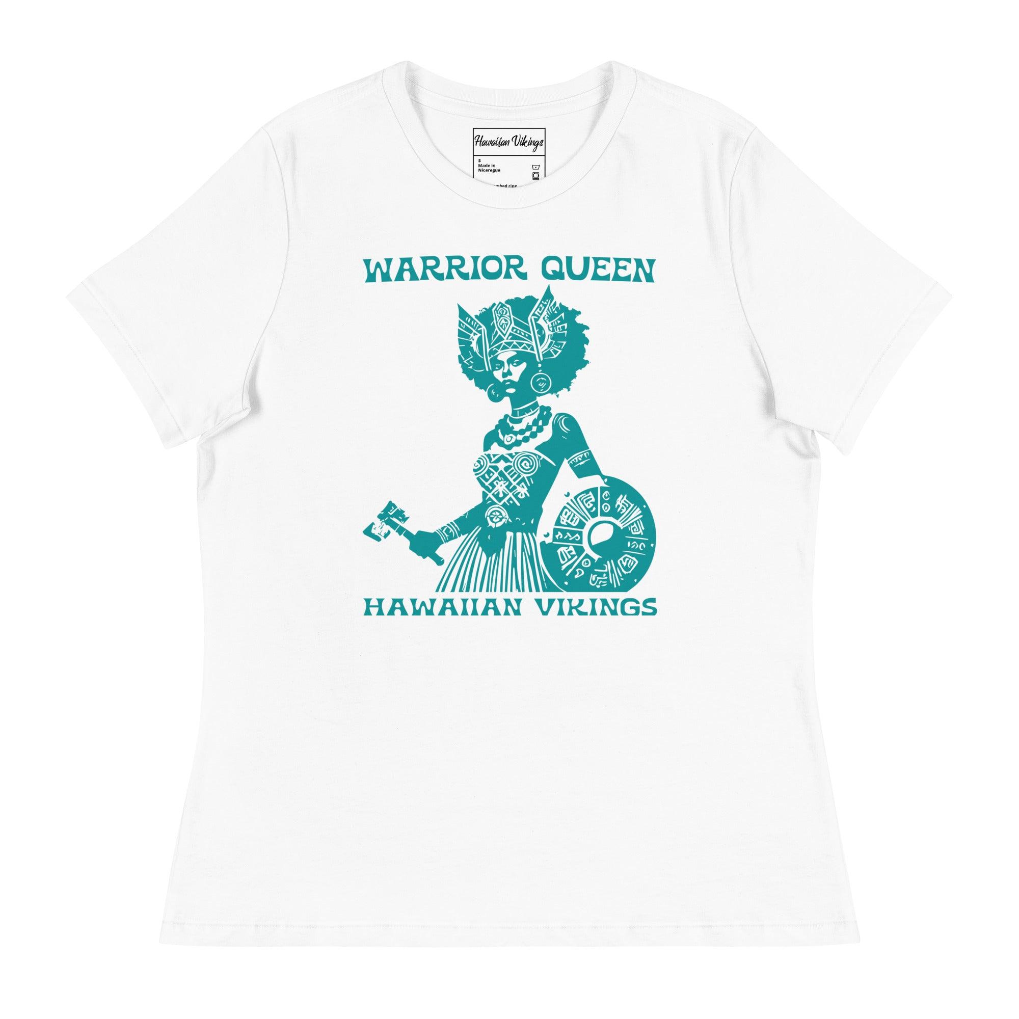 Warrior Queen Women's Relaxed T-Shirt - Hawaiian Vikings