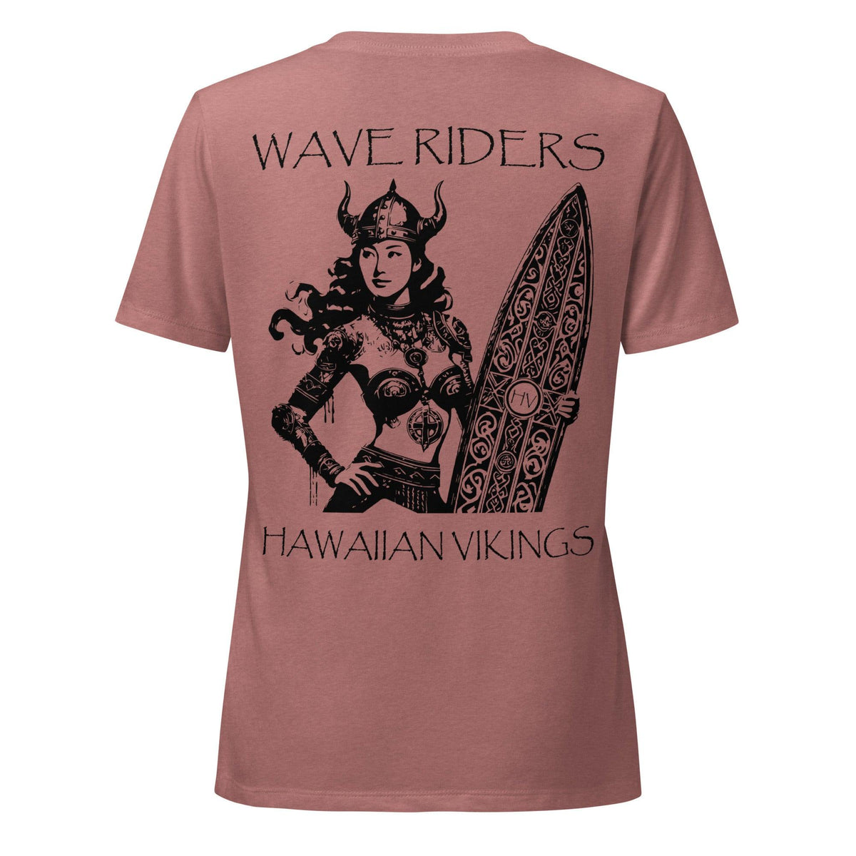 Wave Warrior Women&#39;s Relaxed V-Neck T-Shirt - Hawaiian Vikings