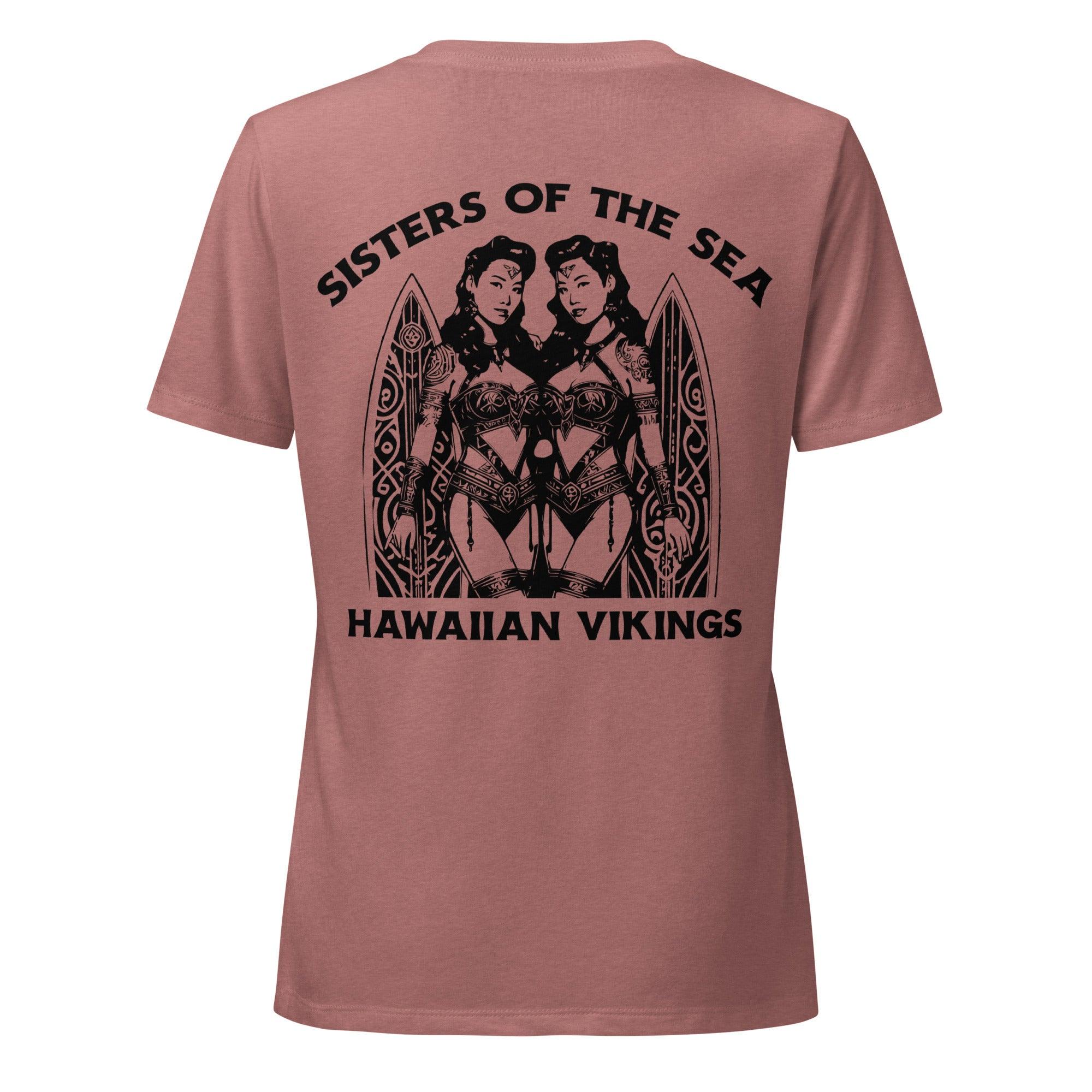 Sisters of the Sea Women’s Relaxed V-Neck T-Shirt - Hawaiian Vikings