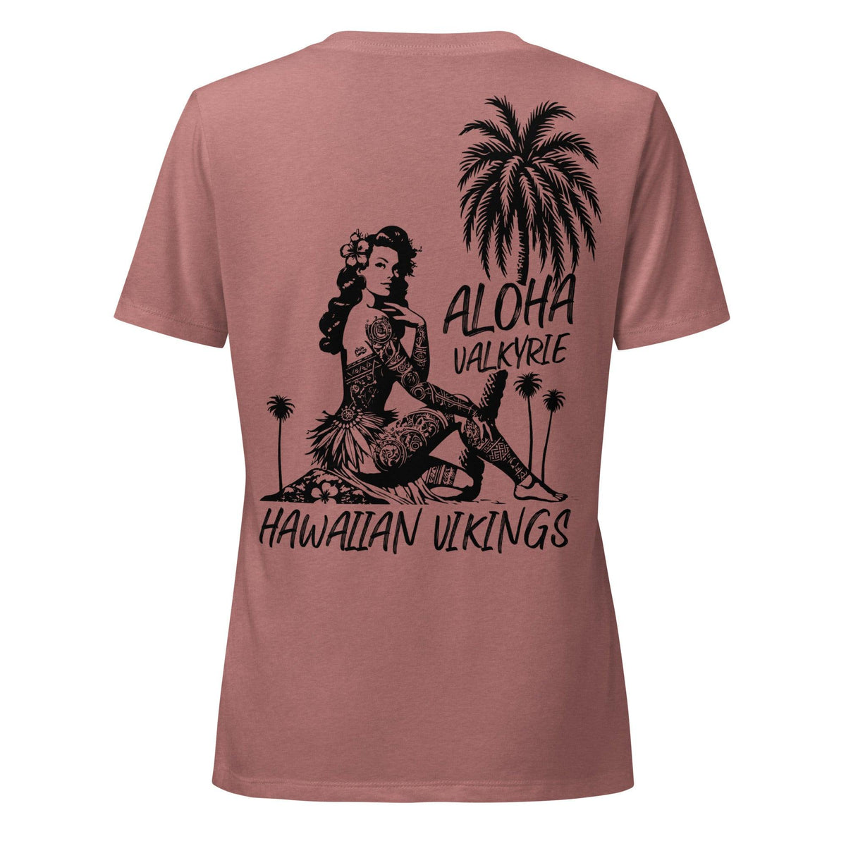 Island Valkyrie Women’s Relaxed V-Neck T-shirt - Hawaiian Vikings