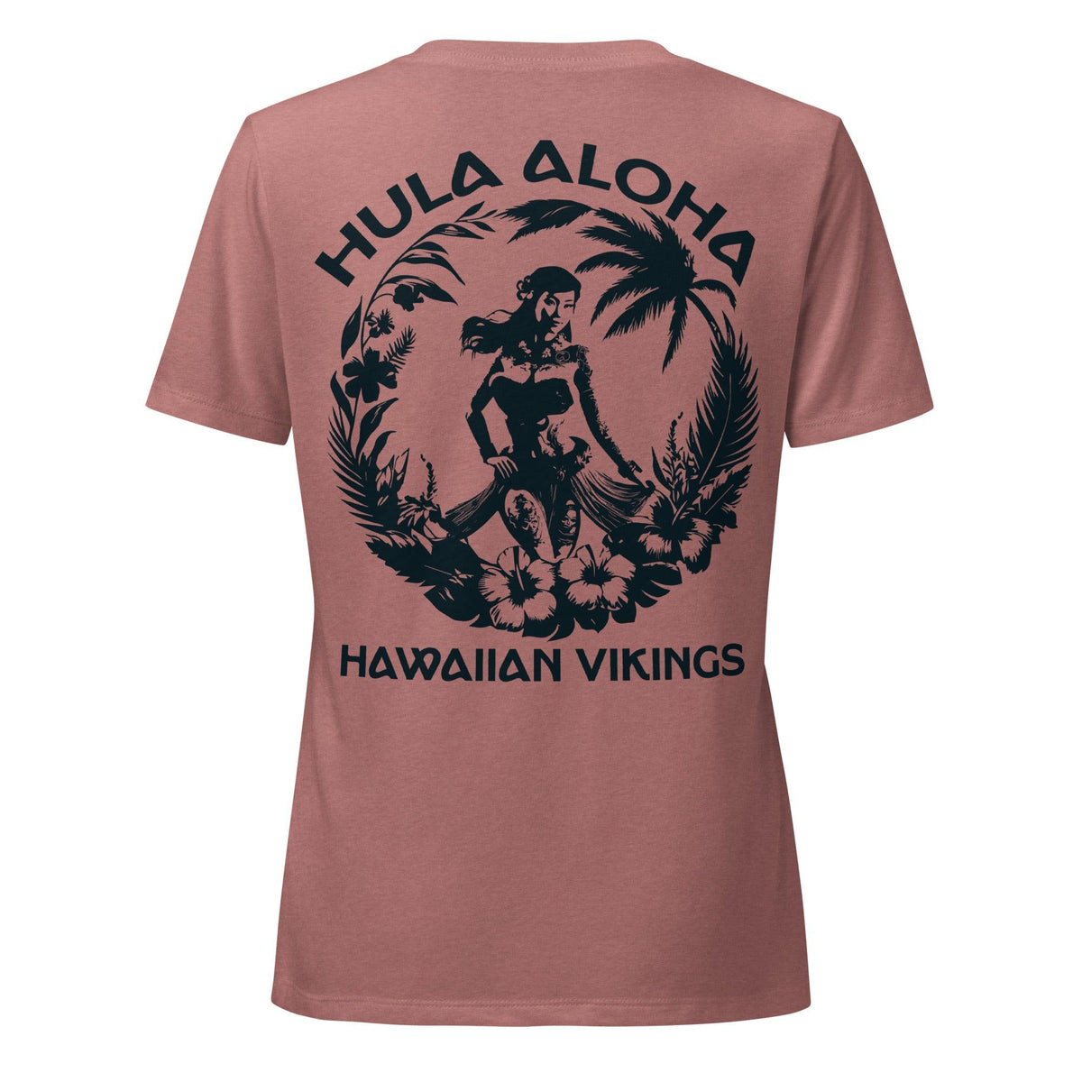 Hula Aloha Women&#39;s Relaxed V-Neck T-Shirt - Hawaiian Vikings