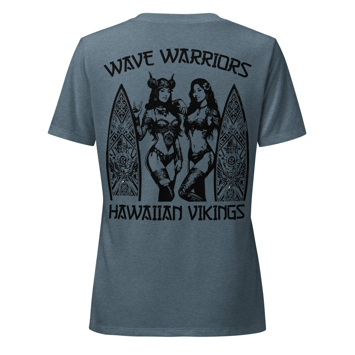 Wave Warriors Women&#39;s Relaxed V-Neck T-Shirt - Hawaiian Vikings