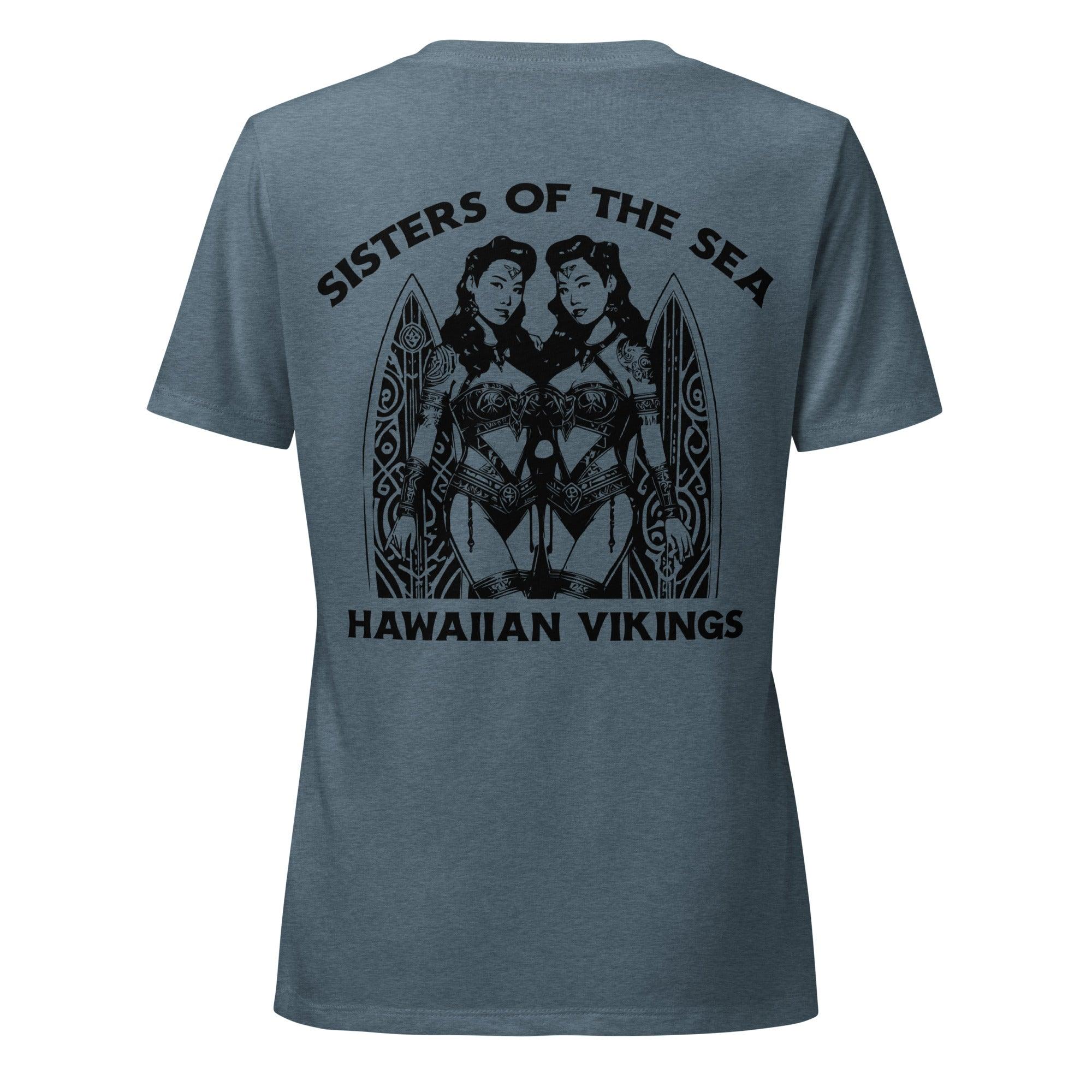 Sisters of the Sea Women’s Relaxed V-Neck T-Shirt - Hawaiian Vikings