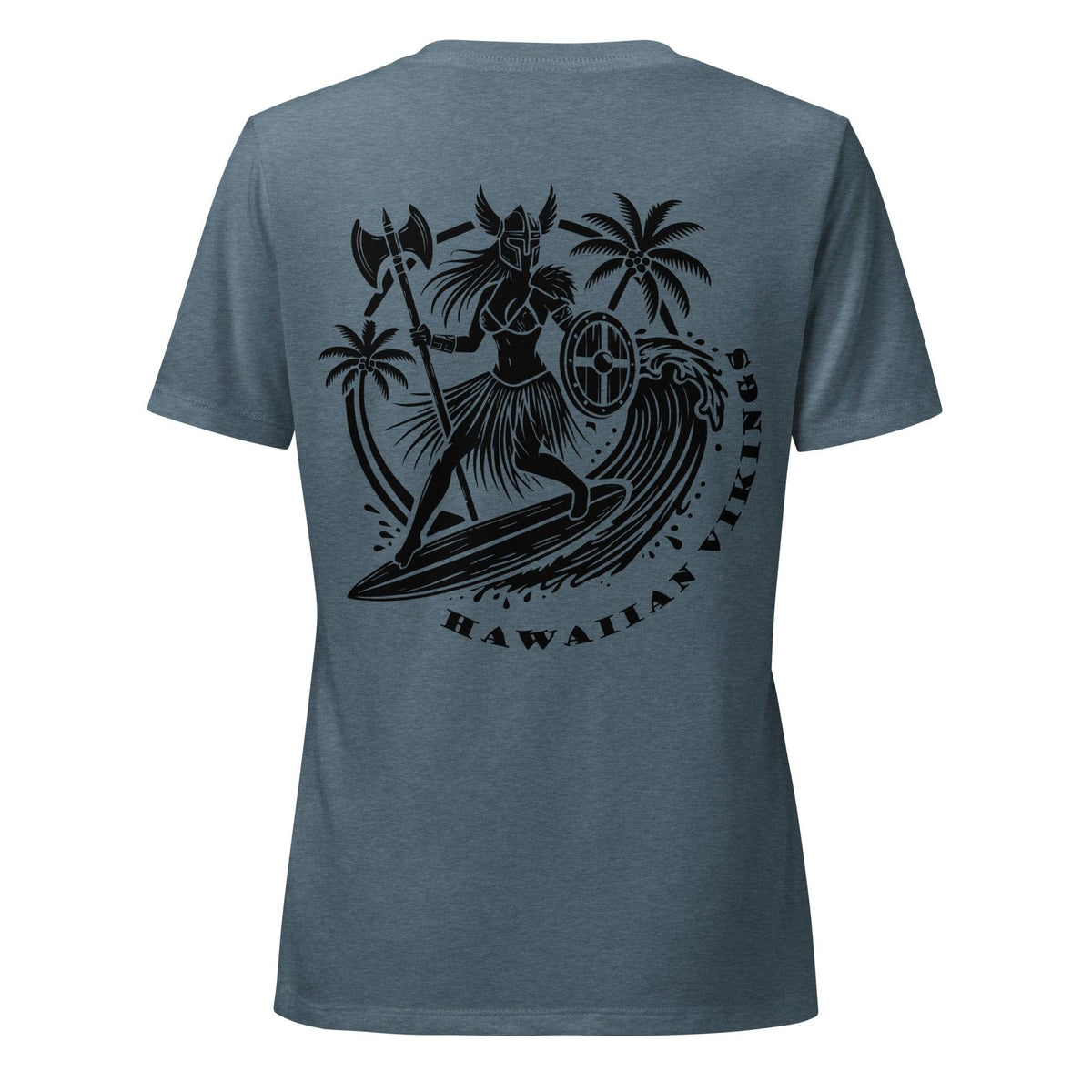 Freyja Surfing Women’s relaxed v-neck t-shirt - Hawaiian Vikings