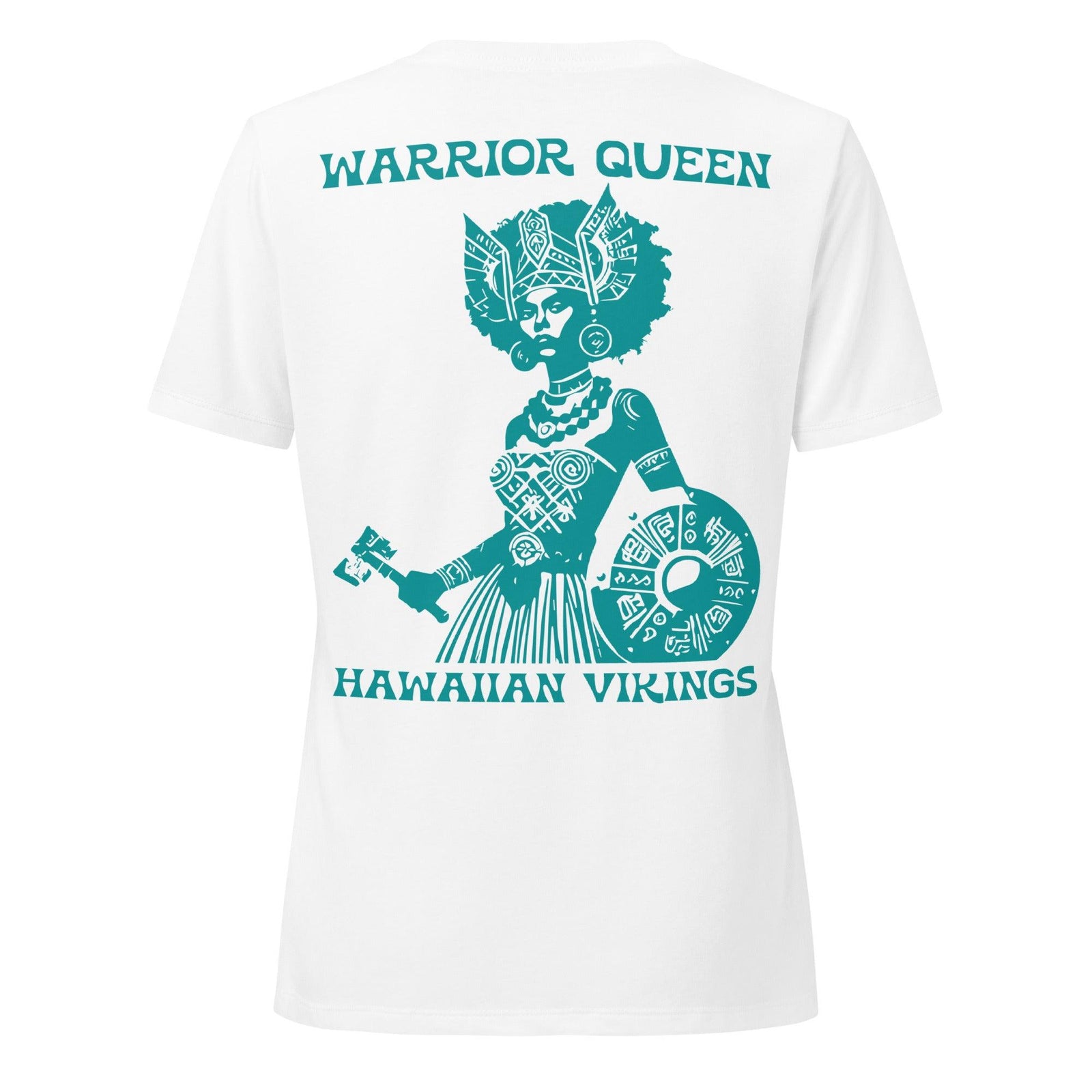 Warrior Queen Women’s Relaxed V-Neck T-Shirt - Hawaiian Vikings