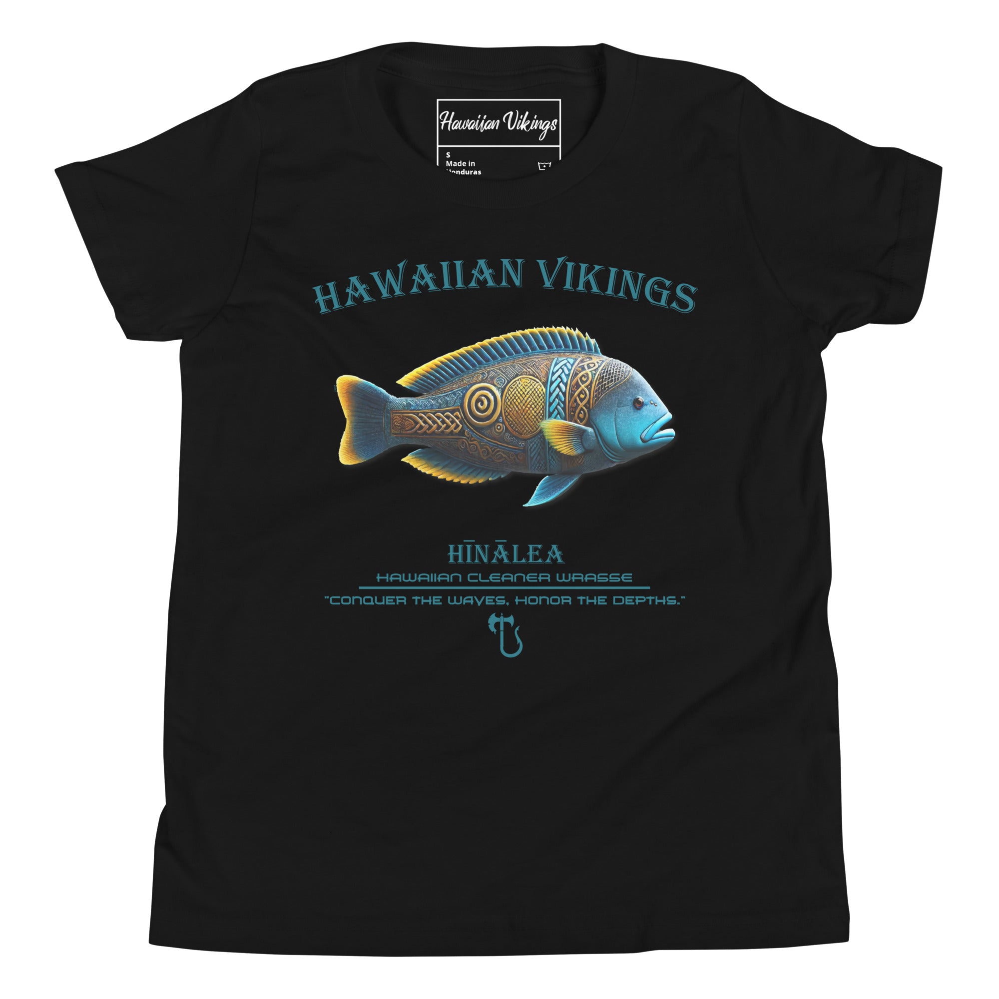 Hawaiian Cleaner Wrasse Youth Short Sleeve T-Shirt - Hawaiian Vikings