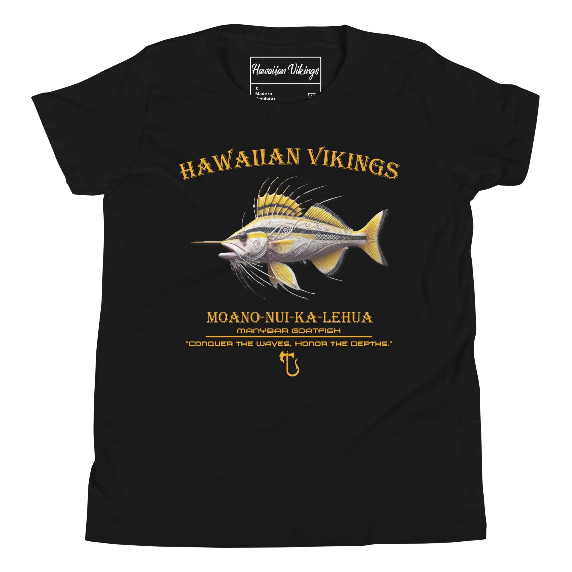 Manybar Goatfish Youth Short Sleeve T-Shirt - Hawaiian Vikings