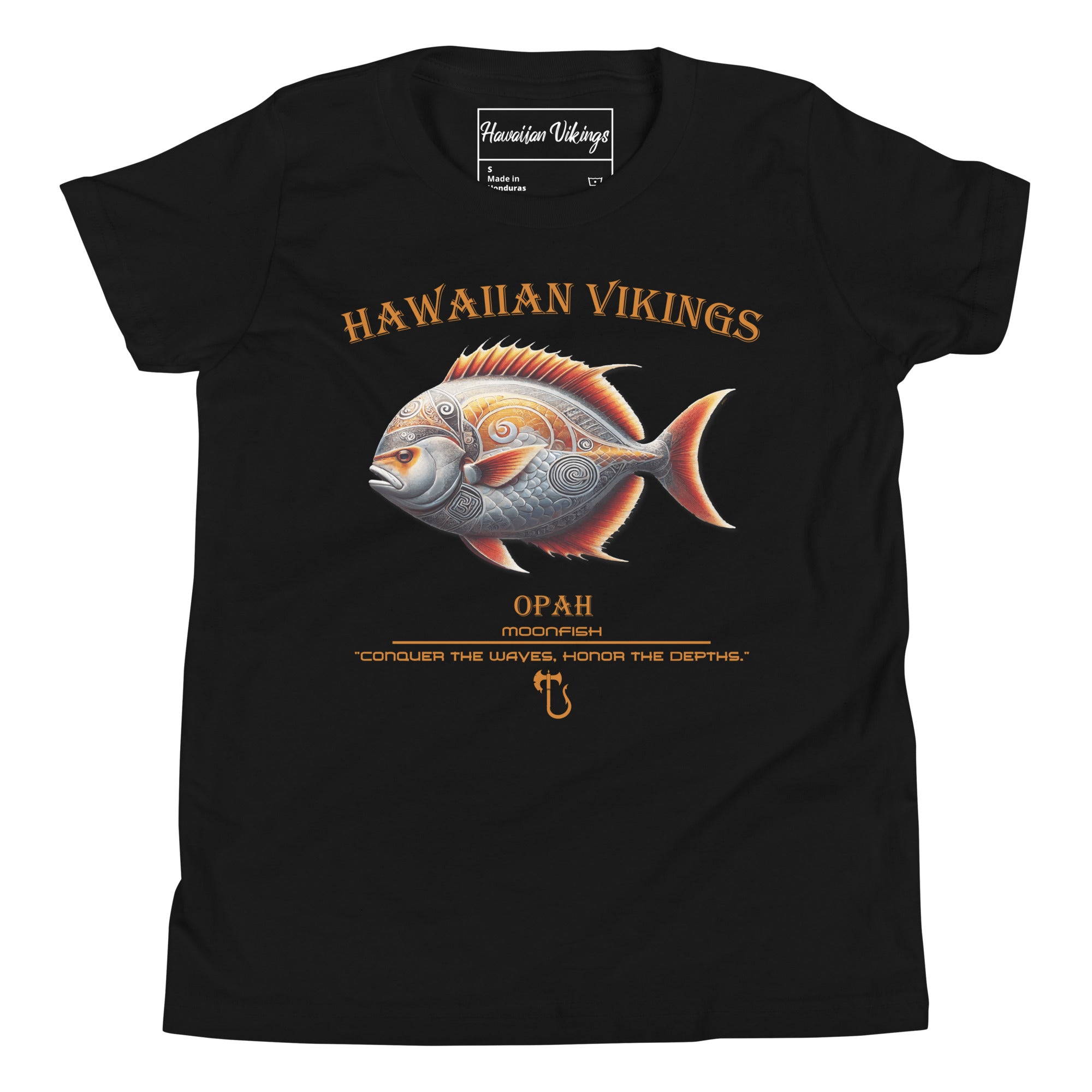 Moonfish Youth Short Sleeve T-Shirt - Hawaiian Vikings