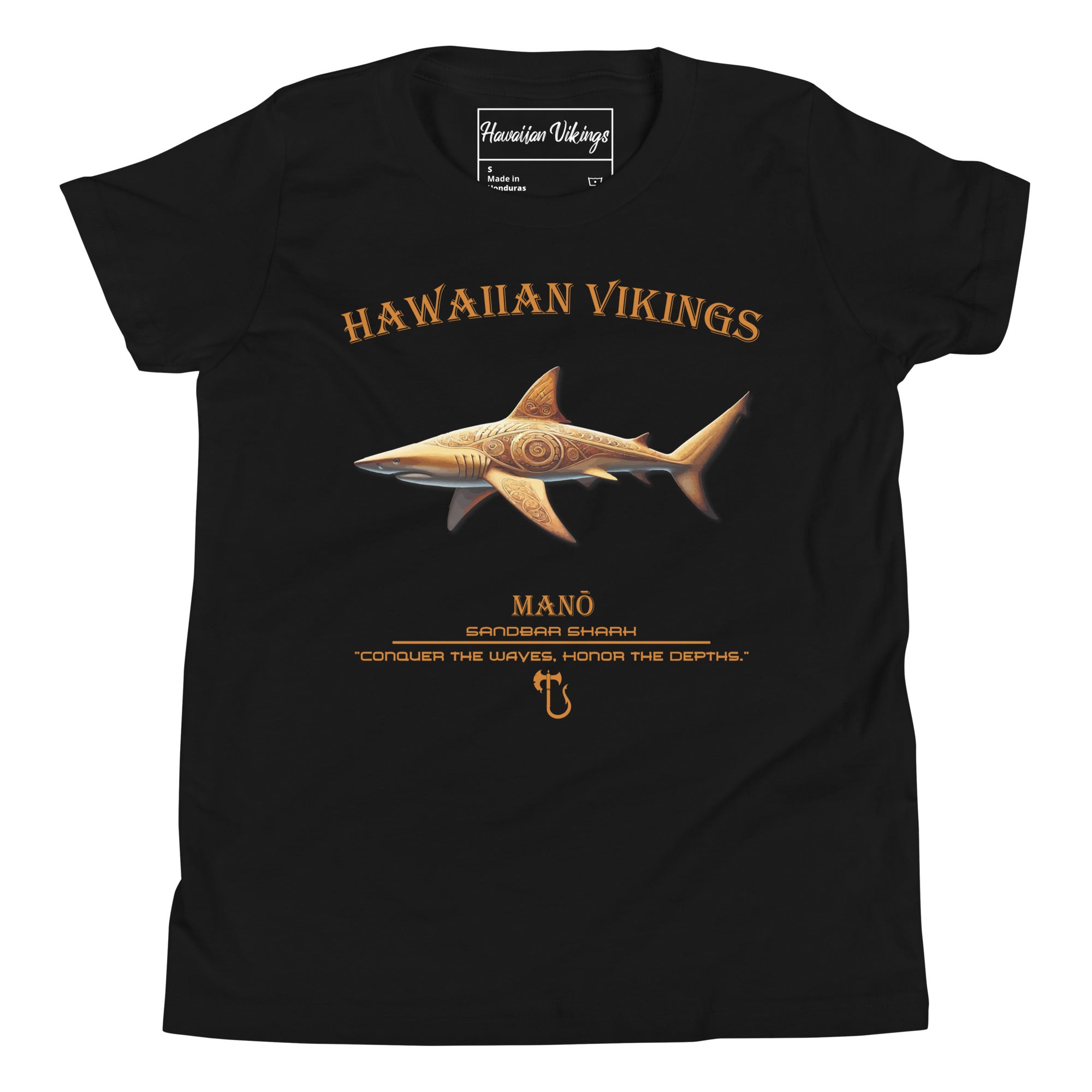 Sandbar Shark Youth Short Sleeve T-Shirt - Hawaiian Vikings