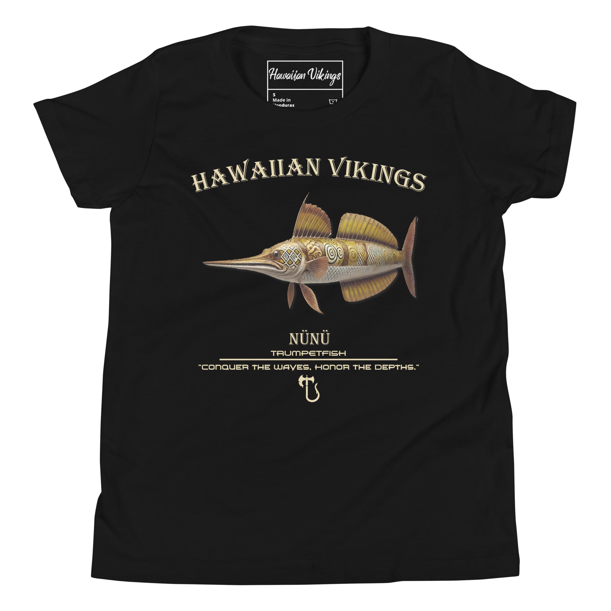 Trumpetfish Youth Short Sleeve T-Shirt - Hawaiian Vikings