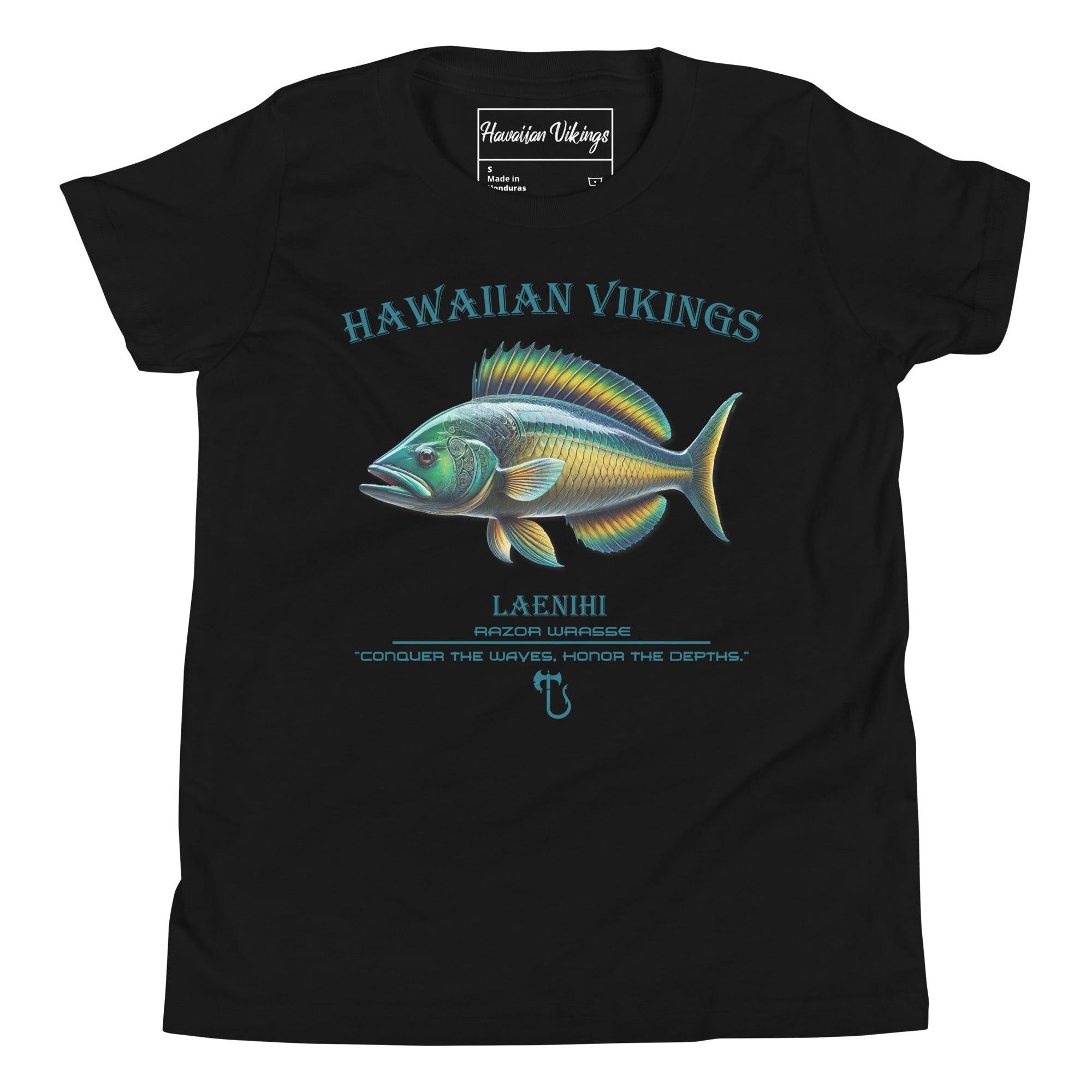 Razor Wrasse Youth Short Sleeve T-Shirt - Hawaiian Vikings