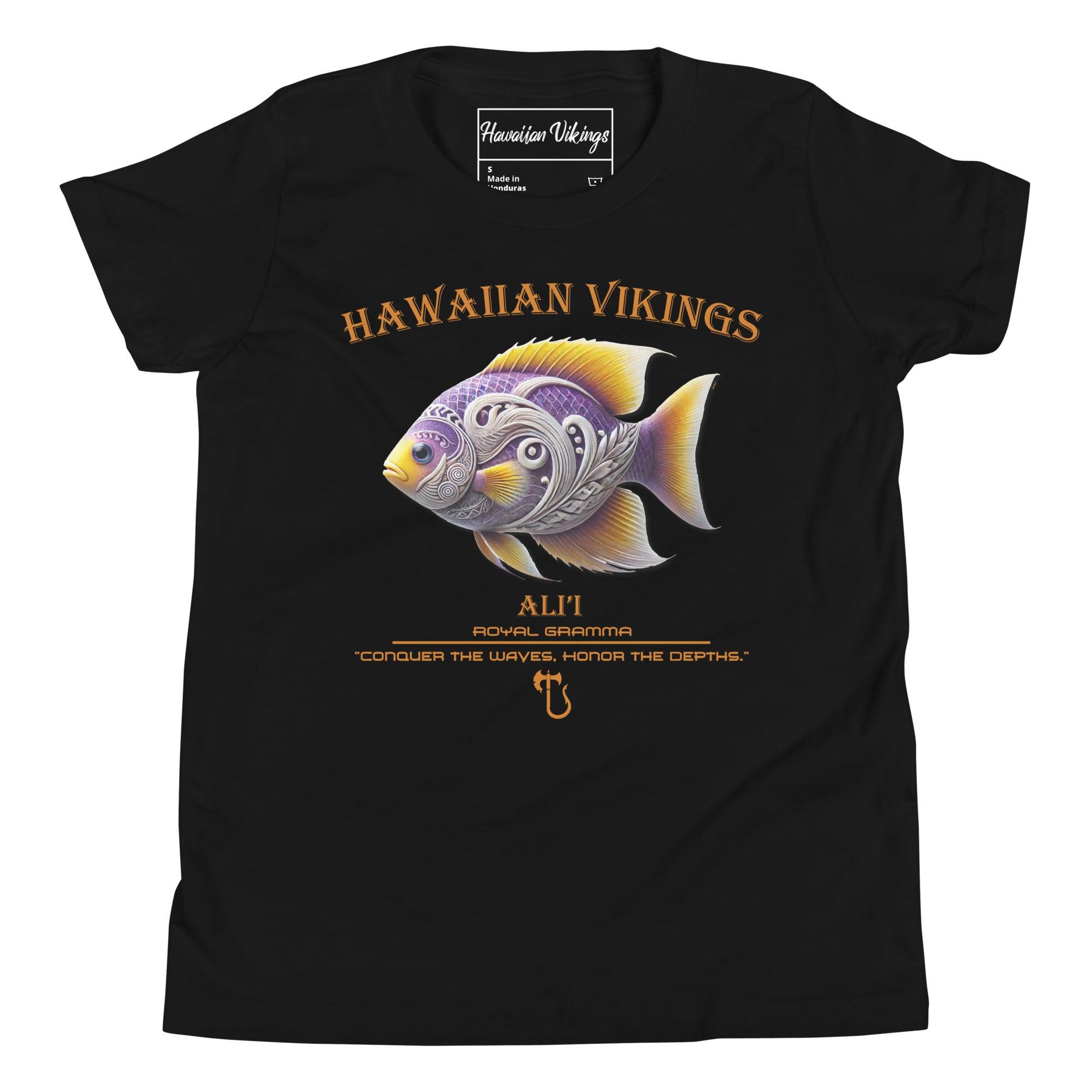 Royal Gramma Youth Short Sleeve T-Shirt - Hawaiian Vikings