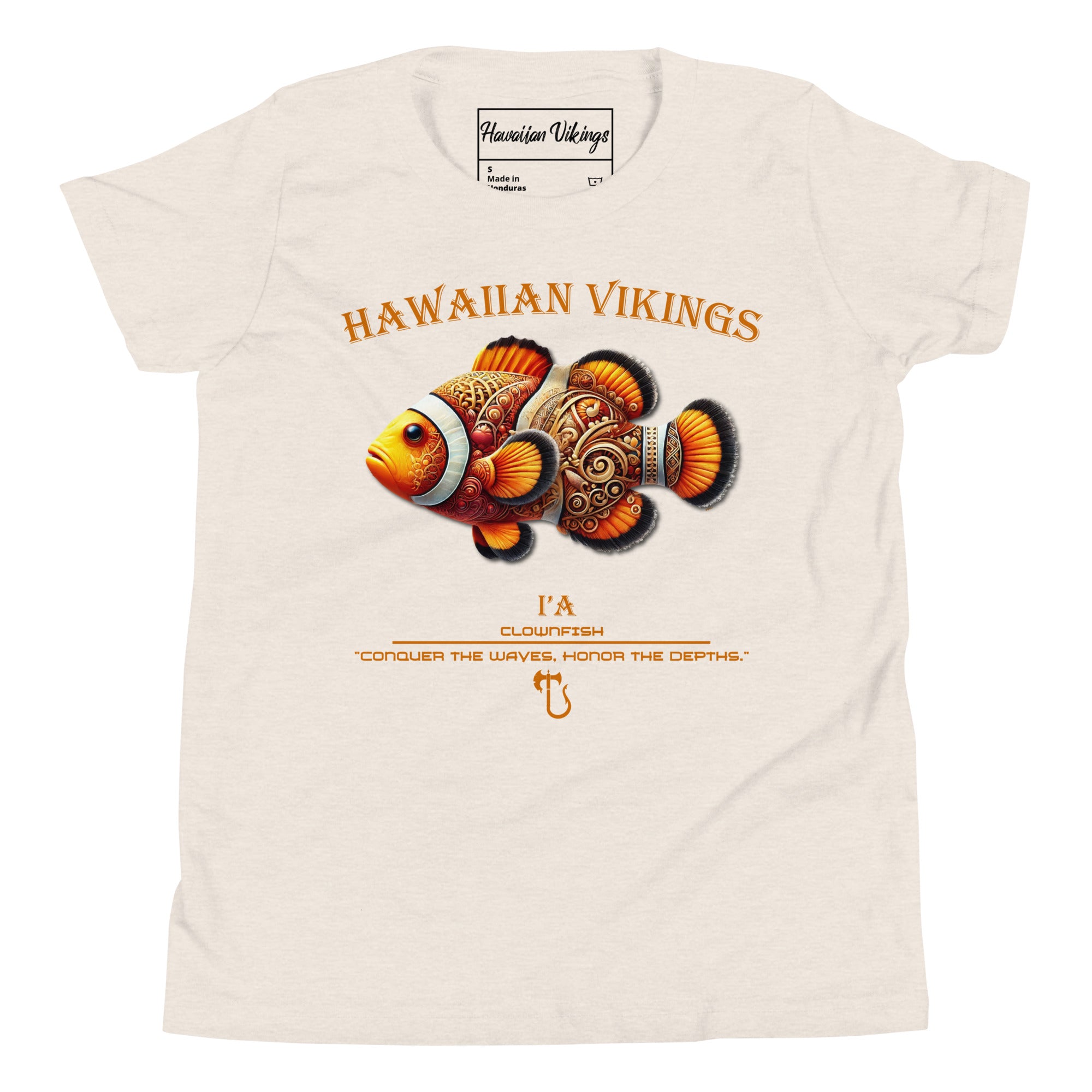 Clownfish Youth Short Sleeve T-Shirt - Hawaiian Vikings