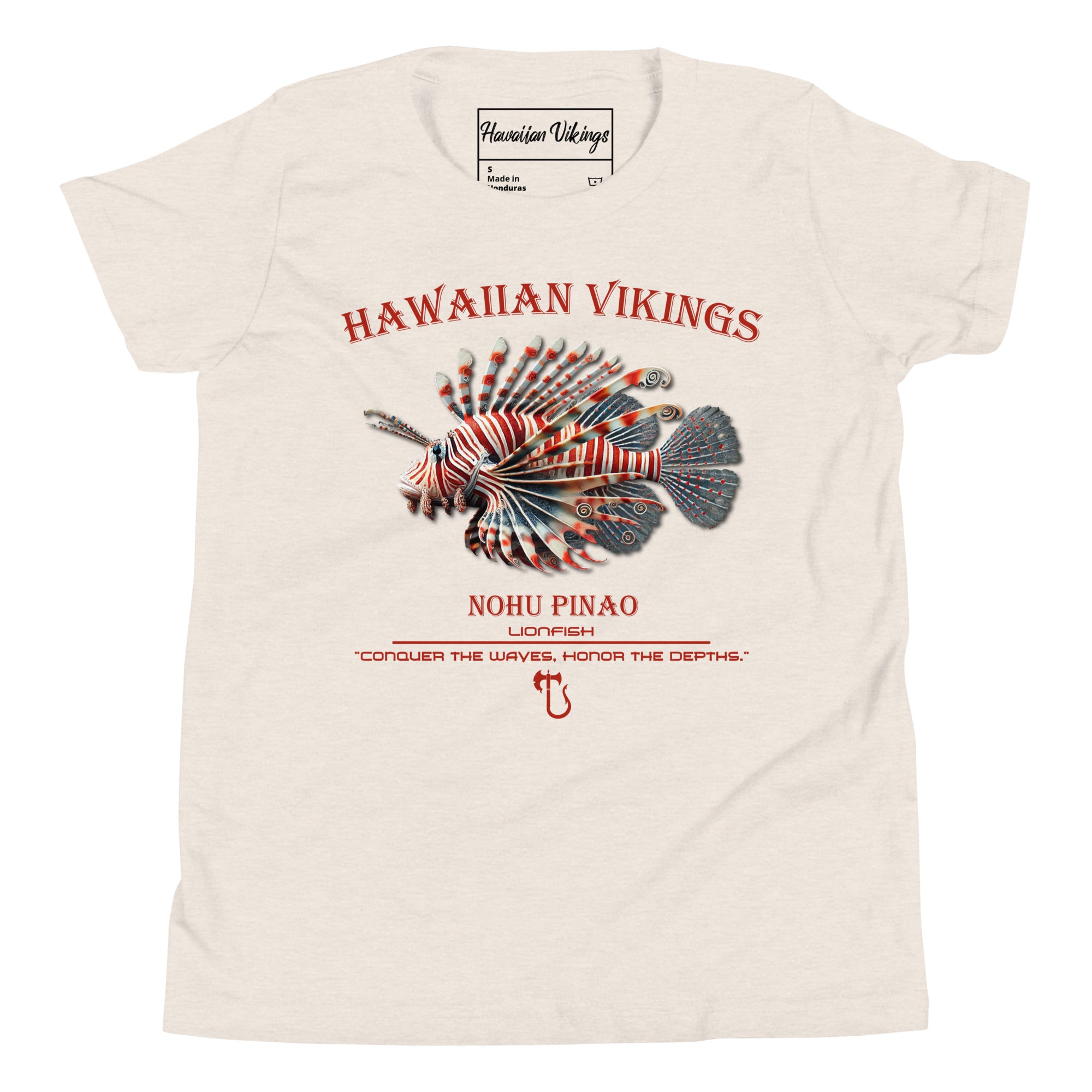 Lionfish Youth Short Sleeve T-Shirt - Hawaiian Vikings