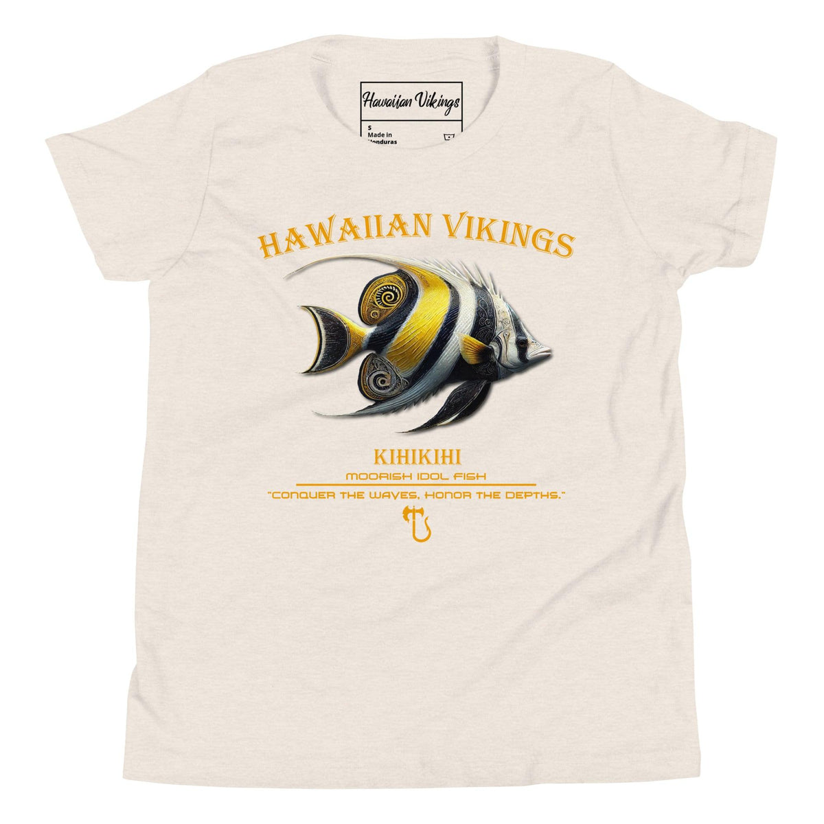 Moorish Idol Youth Short Sleeve T-Shirt - Hawaiian Vikings