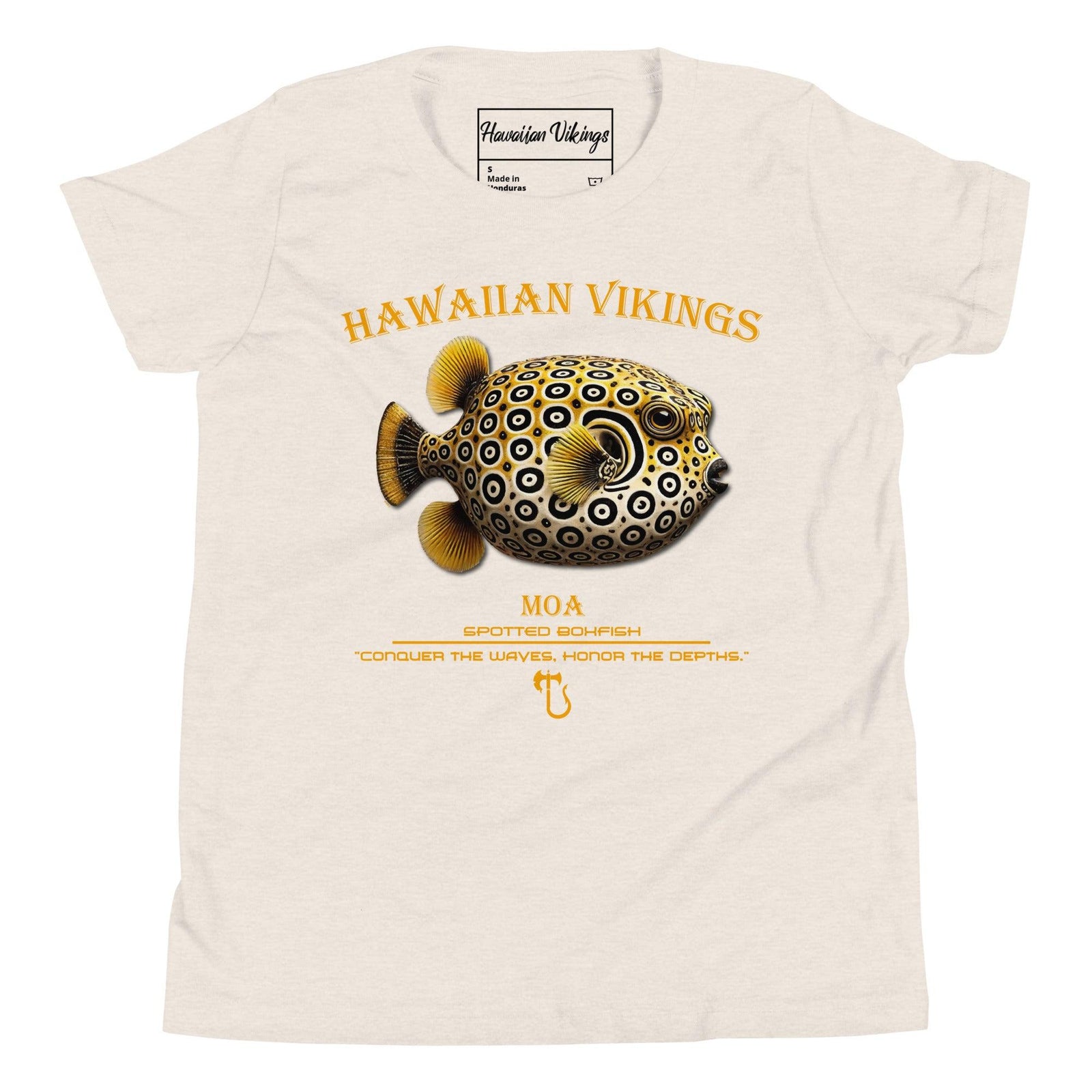 Spotted Boxfish Youth Short Sleeve T-Shirt - Hawaiian Vikings