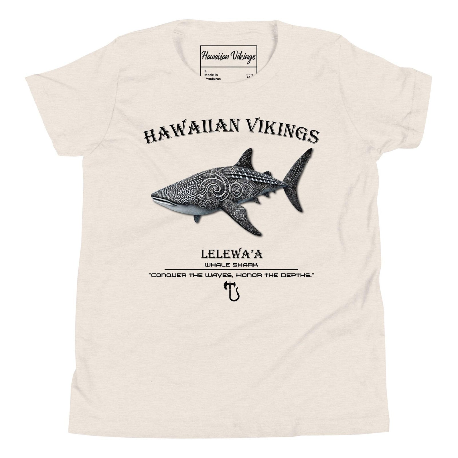 Whale Shark Youth Short Sleeve T-Shirt - Hawaiian Vikings