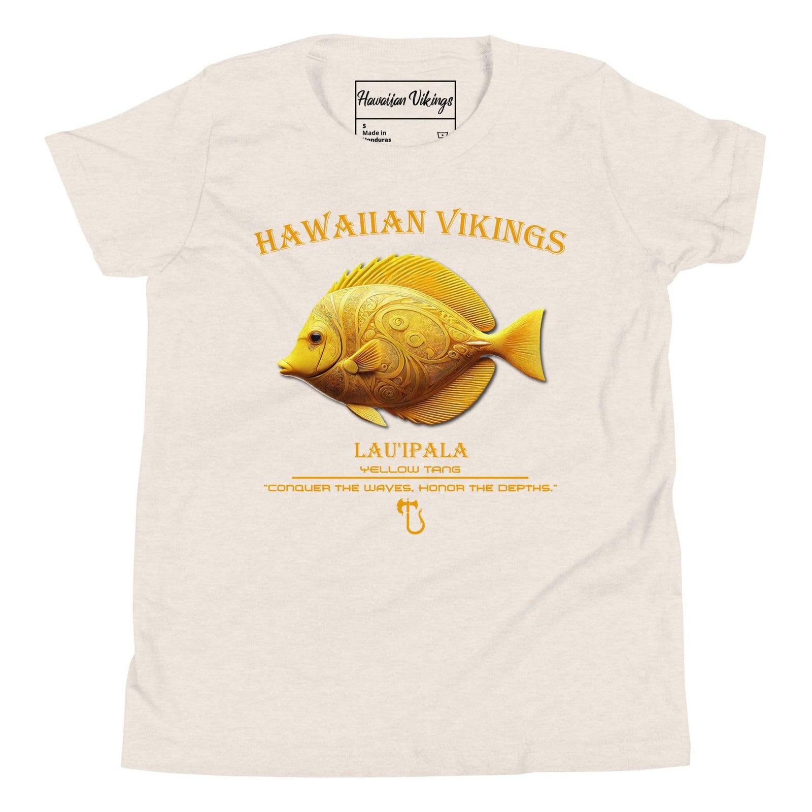 Yellow Tang Youth Short Sleeve T-Shirt - Hawaiian Vikings