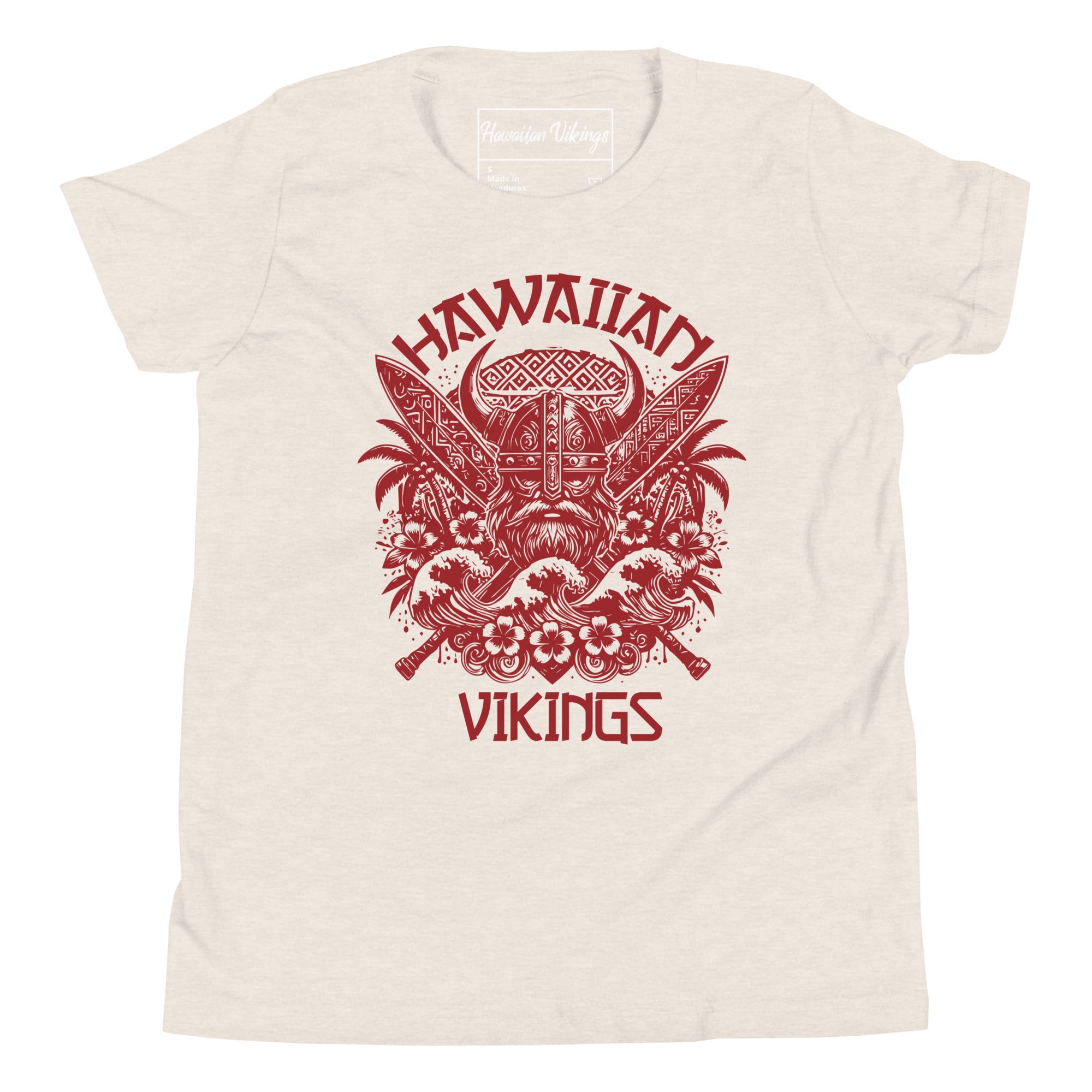 Surf Like Odin Youth Short Sleeve T-Shirt - Hawaiian Vikings