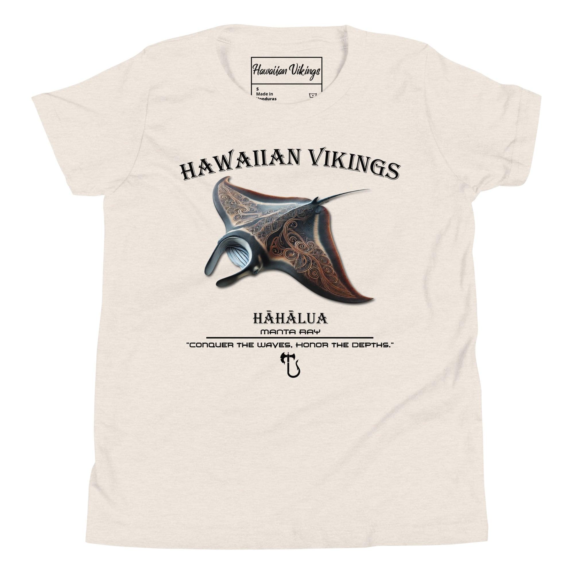 Manta Ray Youth Short Sleeve T-Shirt - Hawaiian Vikings