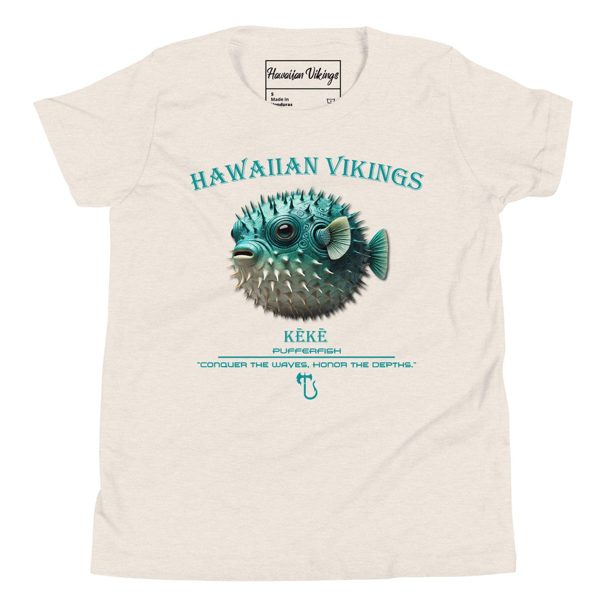 Pufferfish Youth Short Sleeve T-Shirt - Hawaiian Vikings