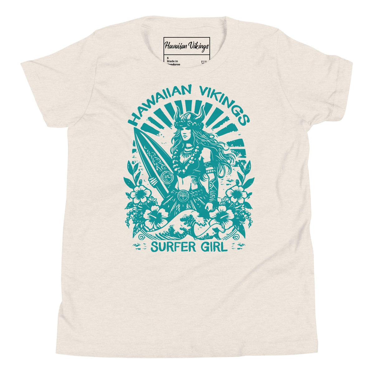 Surfer Girl Girl&#39;s T-Shirt - Hawaiian Vikings