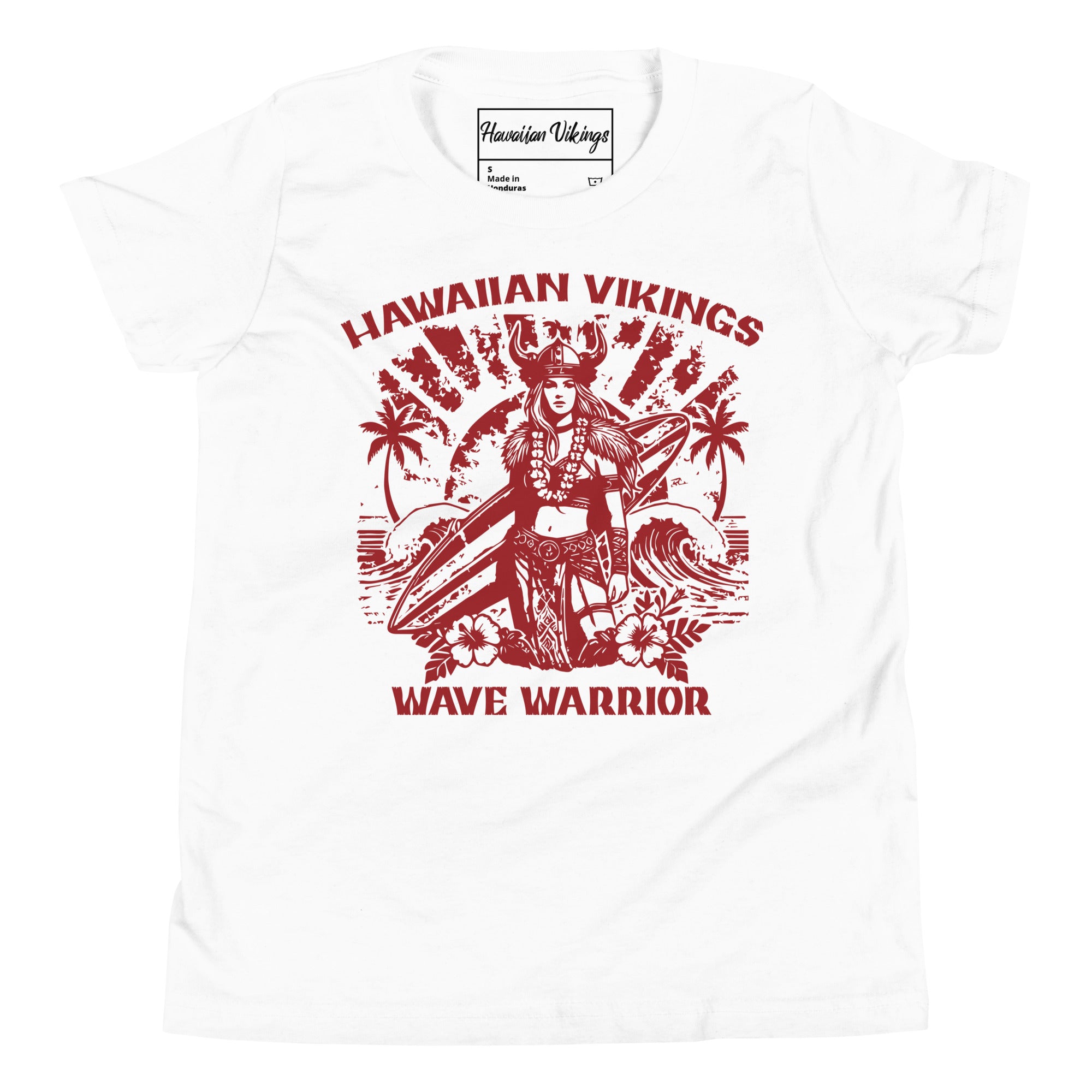 Wave Warrior Girl's T-Shirt - Hawaiian Vikings