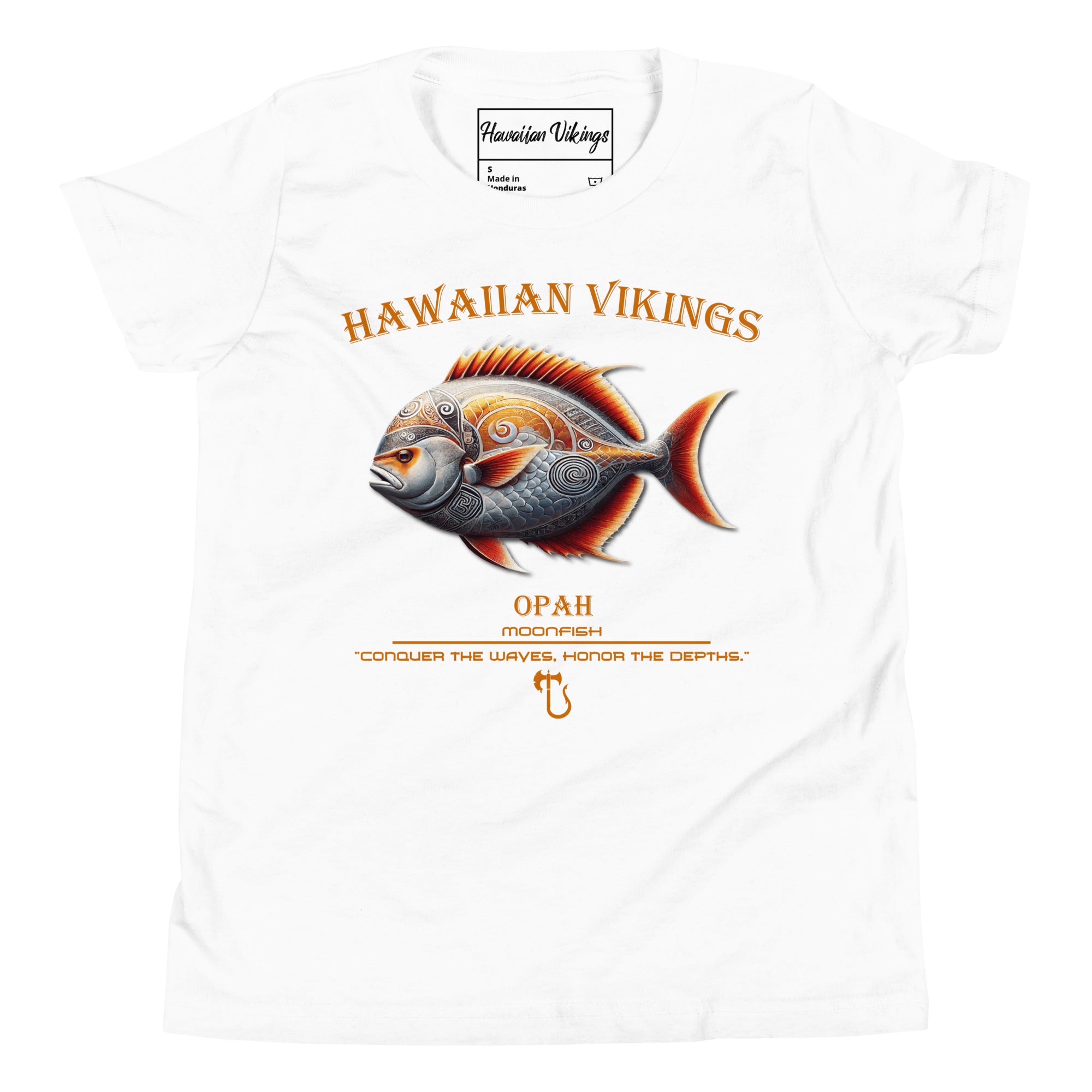 Moonfish Youth Short Sleeve T-Shirt - Hawaiian Vikings