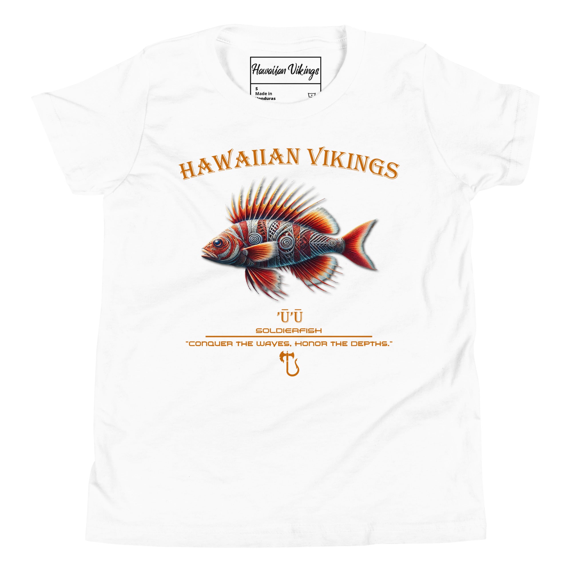 Soldierfish Youth Short Sleeve T-Shirt - Hawaiian Vikings