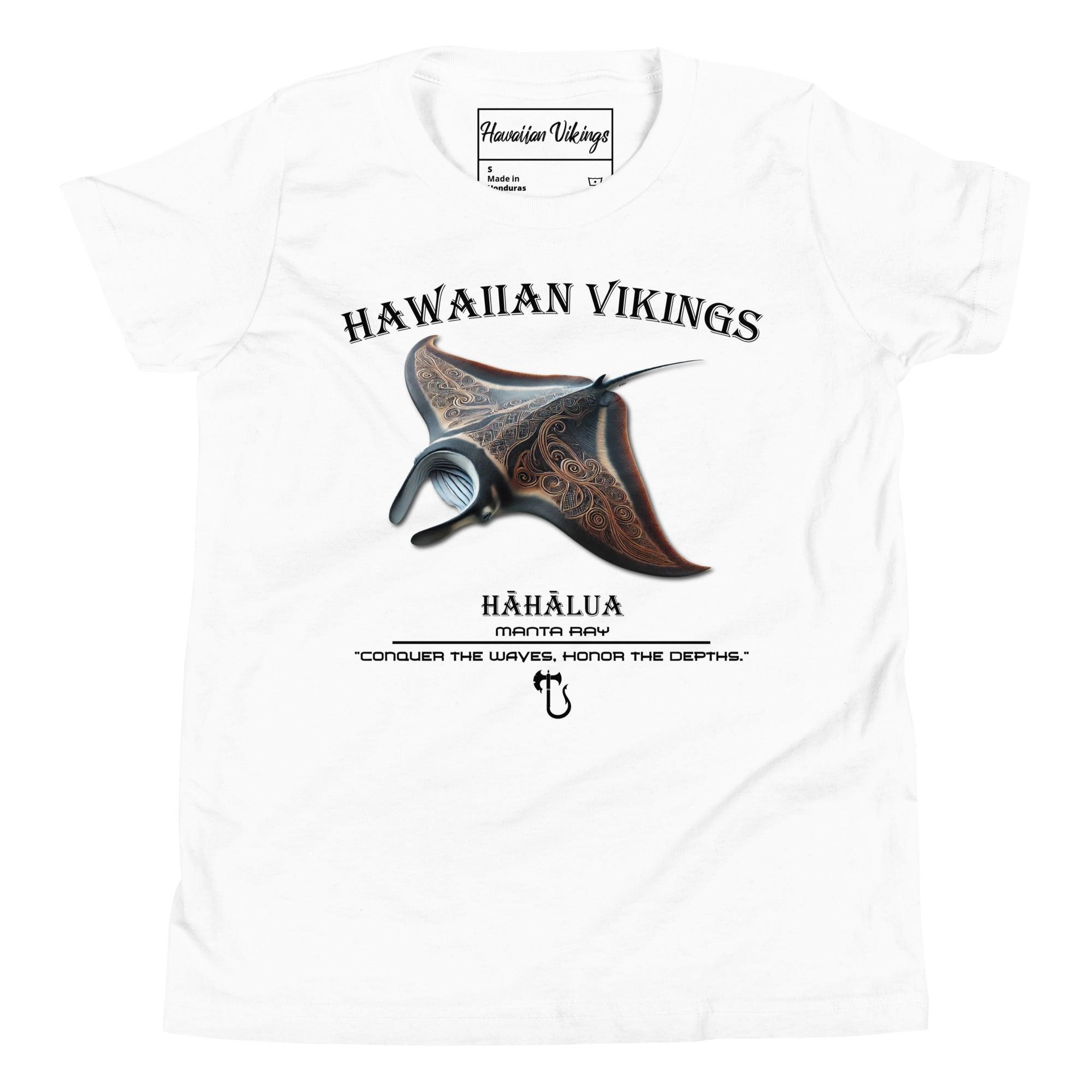 Manta Ray Youth Short Sleeve T-Shirt - Hawaiian Vikings