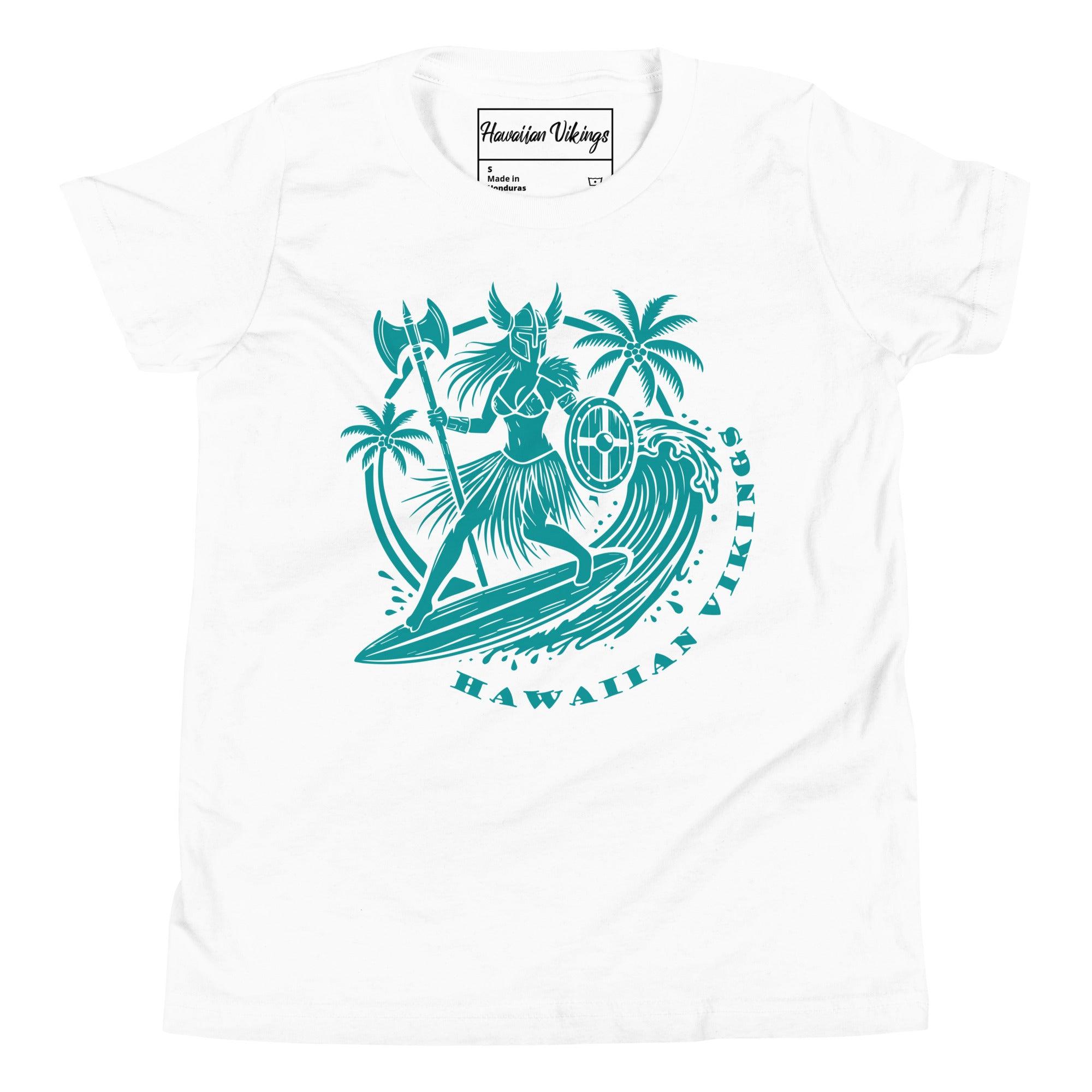 Freyja Surfing Girl's T-Shirt - Hawaiian Vikings